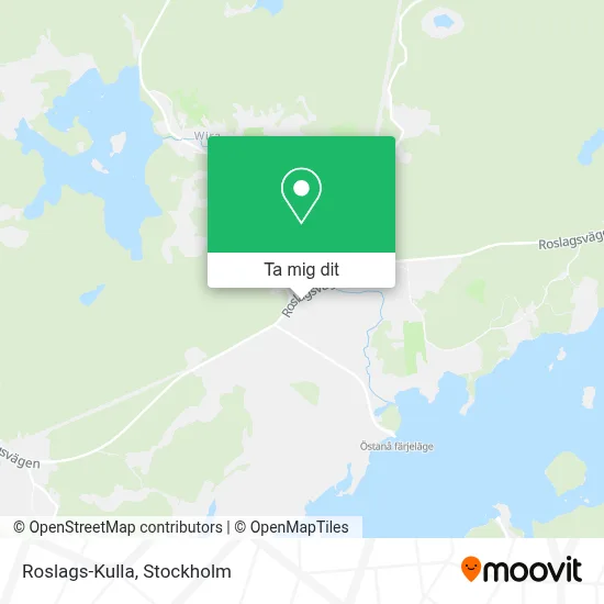 Roslags-Kulla karta