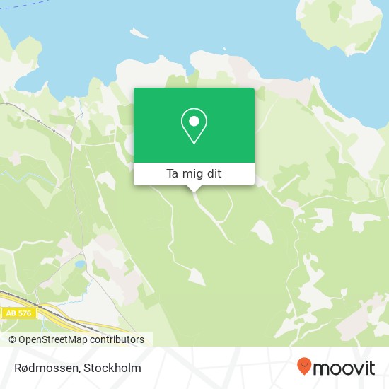 Rødmossen karta