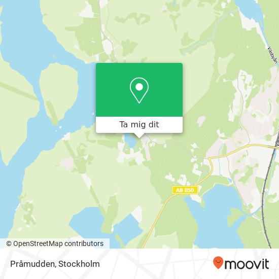 Pråmudden karta