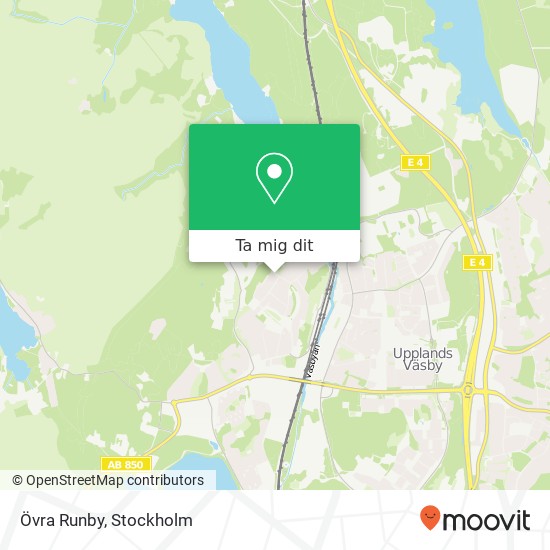 Övra Runby karta