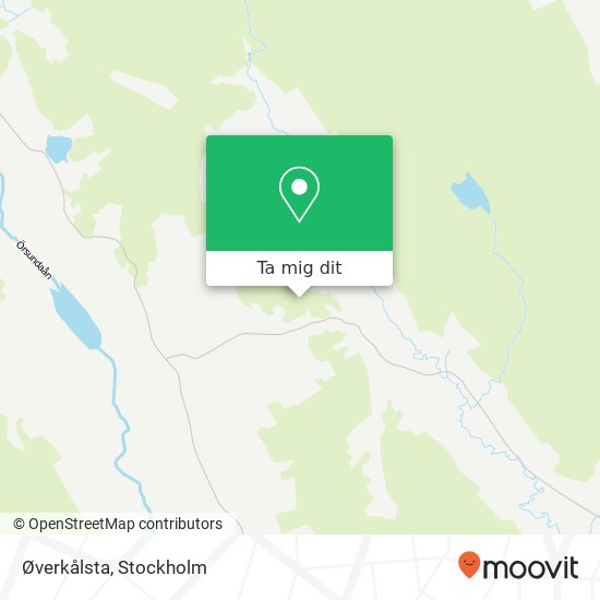 Øverkålsta karta