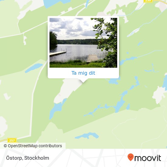 Östorp karta