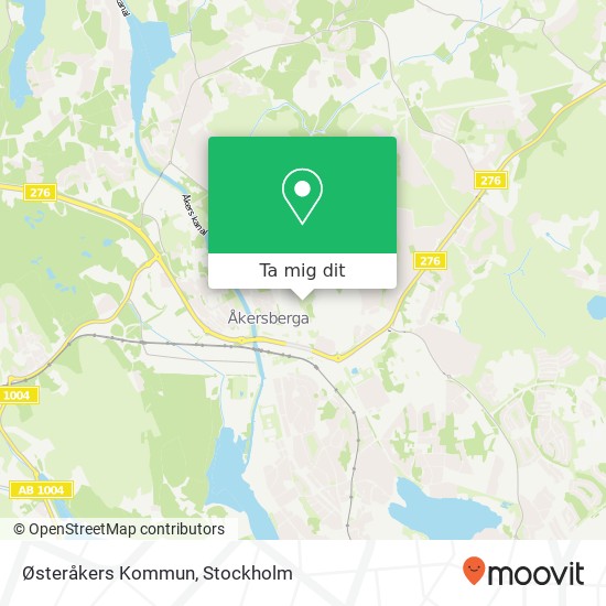 Østeråkers Kommun karta