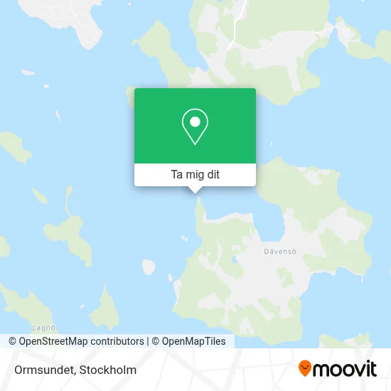 Ormsundet karta