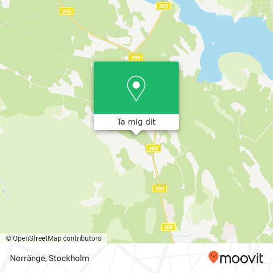 Norränge karta