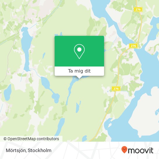 Mörtsjön karta