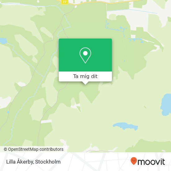 Lilla Åkerby karta
