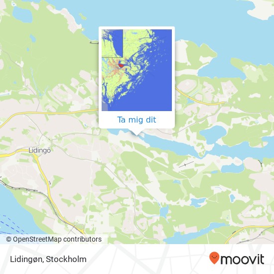 Lidingøn karta