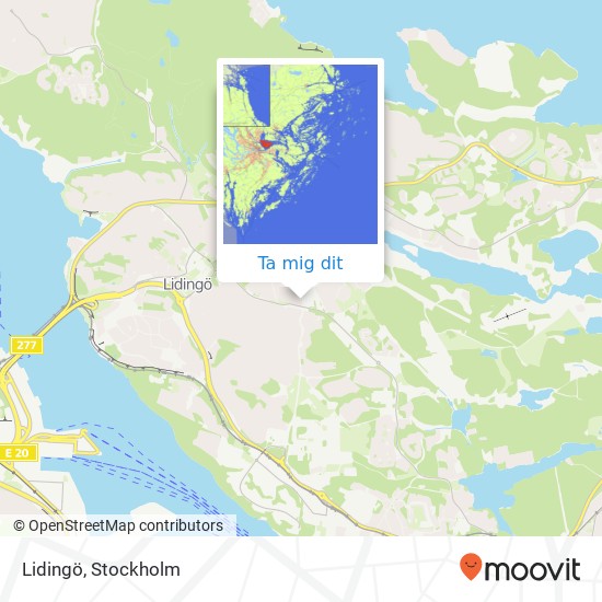 Lidingö karta