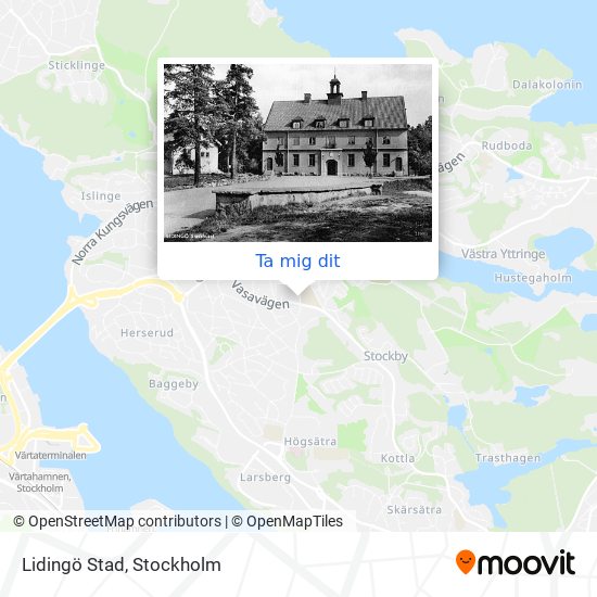 Lidingö Stad karta