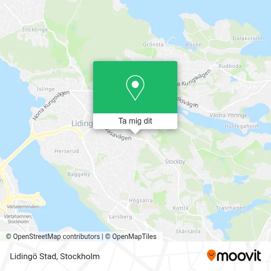 Lidingö Stad karta