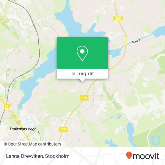 Lanna-Drevviken karta