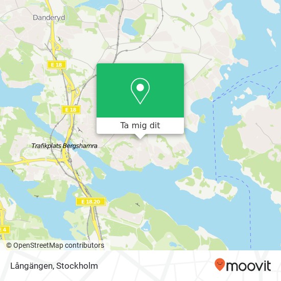 Långängen karta