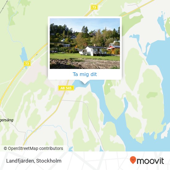 Landfjärden karta