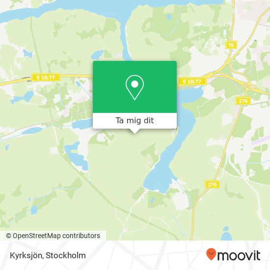 Kyrksjön karta