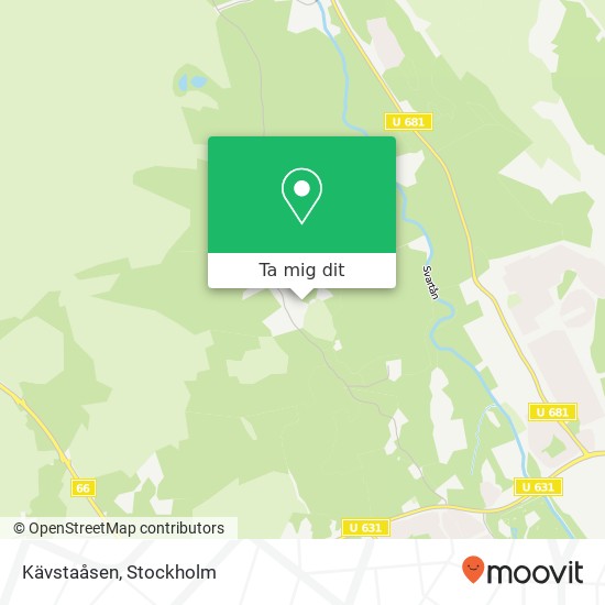 Kävstaåsen karta