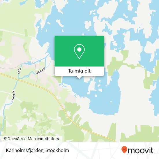 Karlholmsfjärden karta