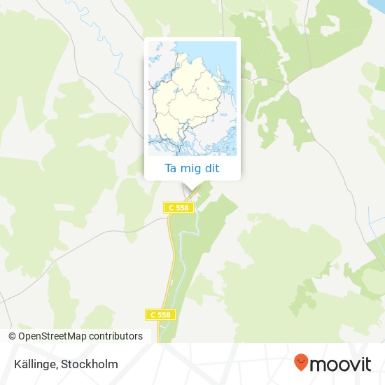 Källinge karta