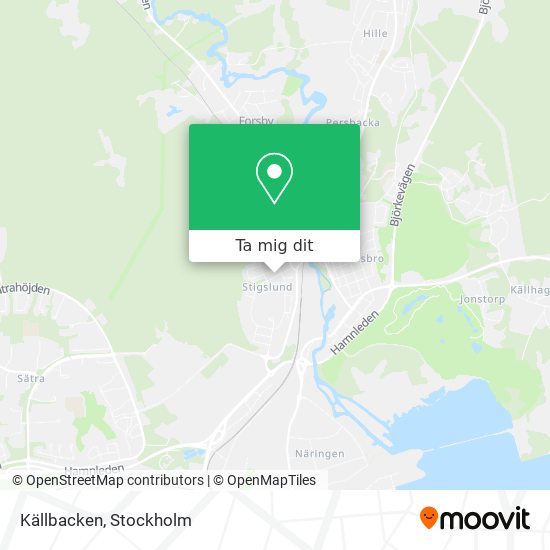 Källbacken karta