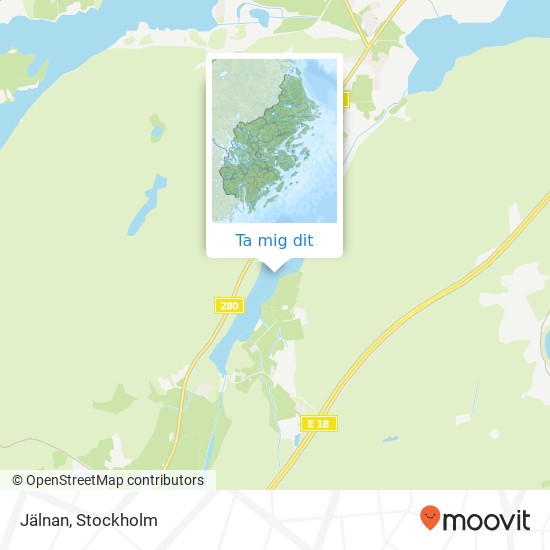 Jälnan karta