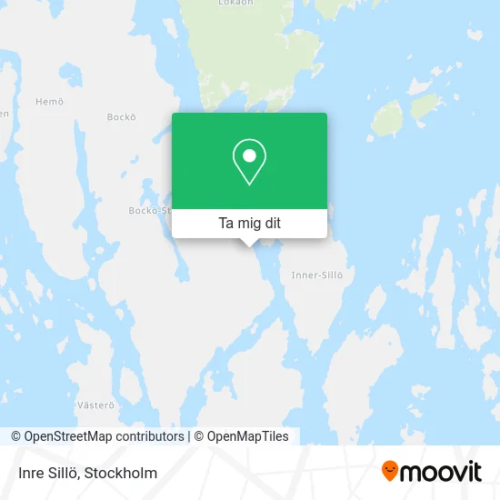 Inre Sillö karta