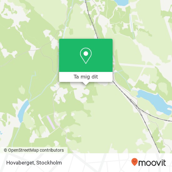 Hovaberget karta