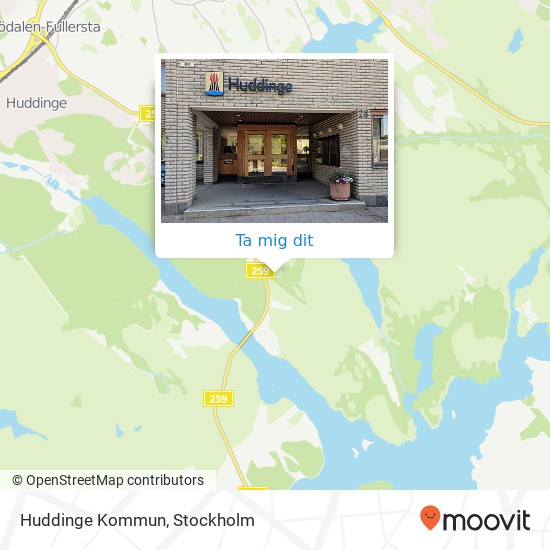 Huddinge Kommun karta