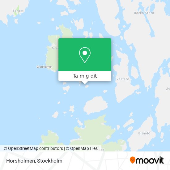 Horsholmen karta