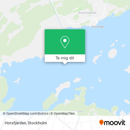 Horsfjärden karta