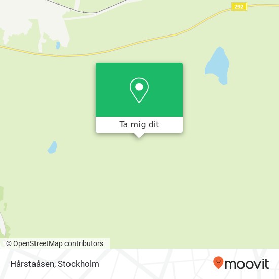 Hårstaåsen karta