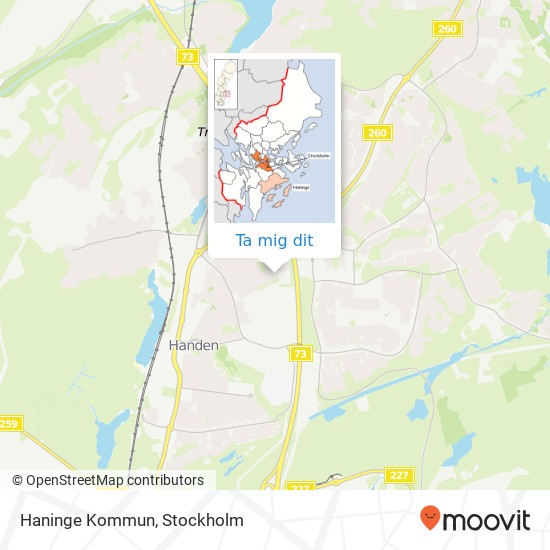 Haninge Kommun karta