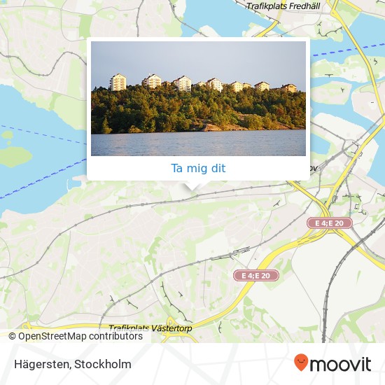 Hägersten karta