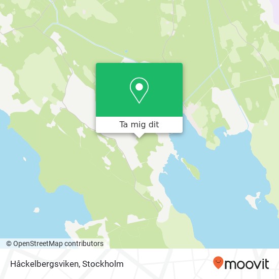 Håckelbergsviken karta