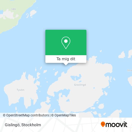 Gislingö karta