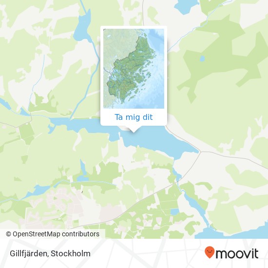 Gillfjärden karta