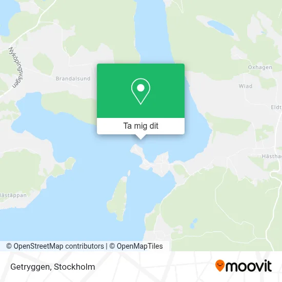 Getryggen karta