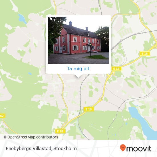 Enebybergs Villastad karta