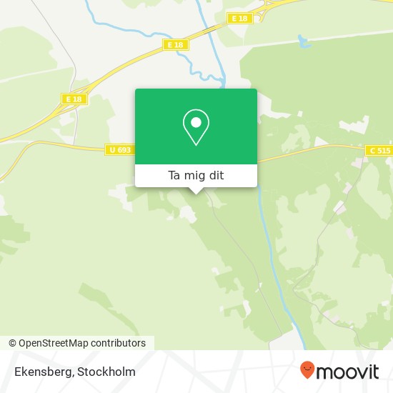 Ekensberg karta