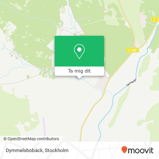 Dymmelsbobäck karta