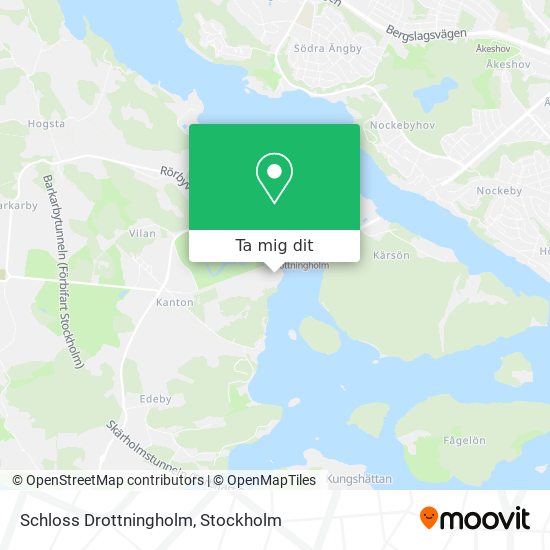 Schloss Drottningholm karta