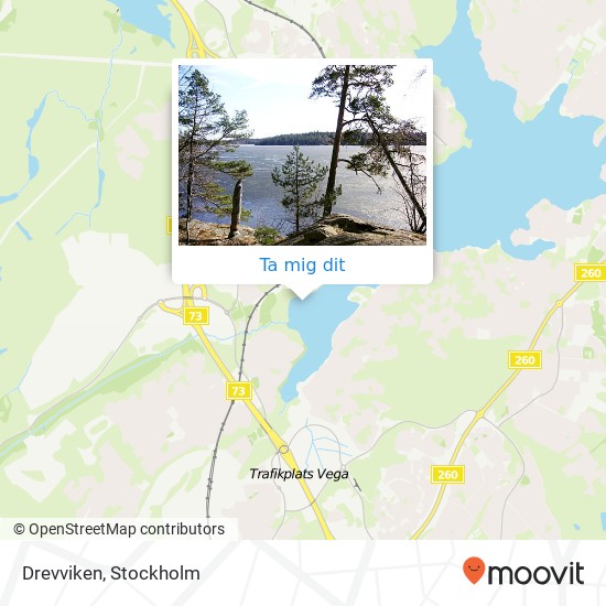 Drevviken karta