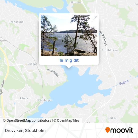 Drevviken karta