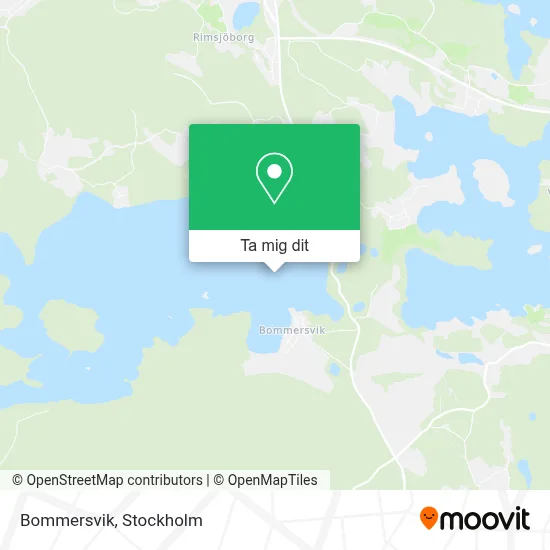 Bommersvik karta