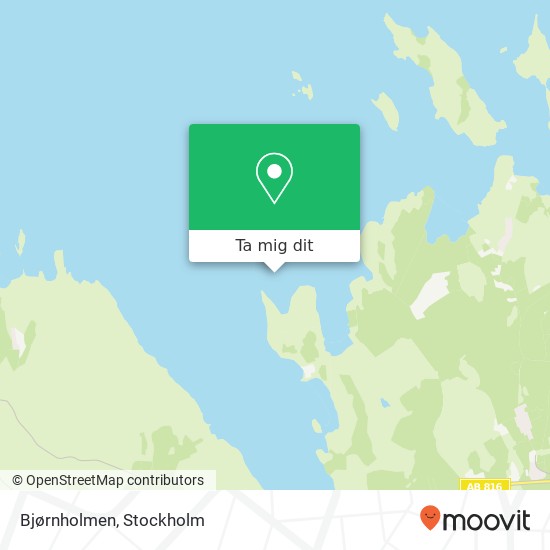 Bjørnholmen karta