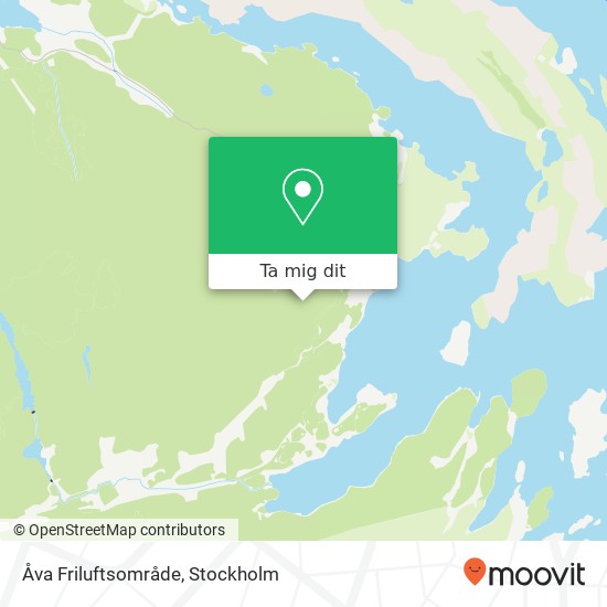 Åva Friluftsområde karta