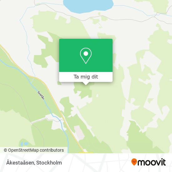 Åkestaåsen karta