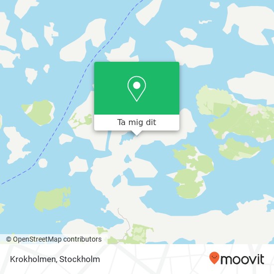 Krokholmen karta