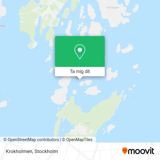 Krokholmen karta