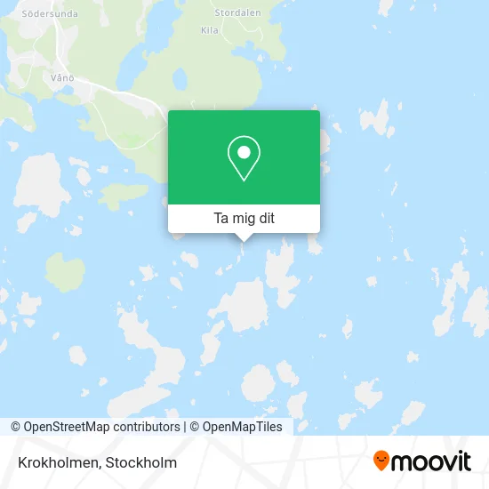 Krokholmen karta