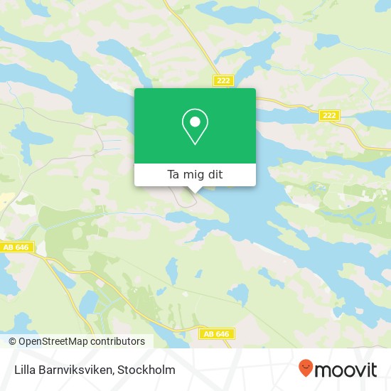 Lilla Barnviksviken karta